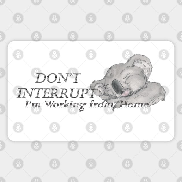 Koala WFH Magnet by AussieLogic